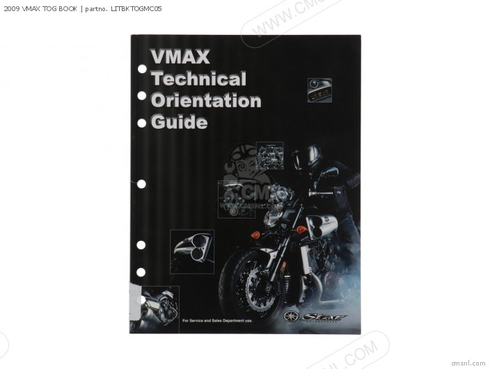 Yamaha 2009 VMAX TOG BOOK LITBKTOGMC05
