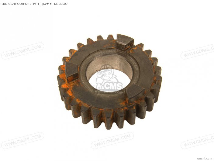 Kawasaki 3RD GEAR-OUTPUT SHAFT 13133007