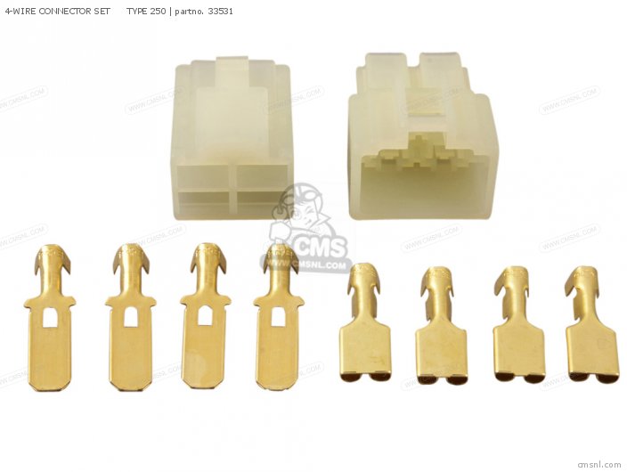 4-wire Connector Set      Type 250 photo