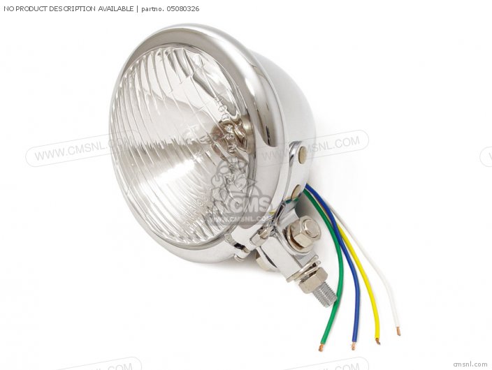 05080326 4.5 Inch Bates Type Headlight Kit, Universal (with 12v Bulb