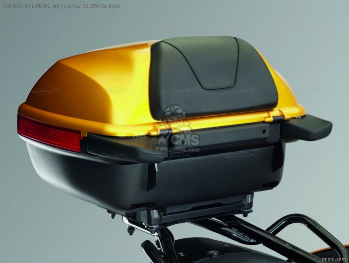 Honda 45L TOP BOX AMBER YE 08L55MCW8Y0A