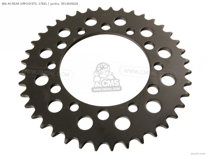 Tsubaki 486.40 REAR SPROCKETS, STEEL 5810005628