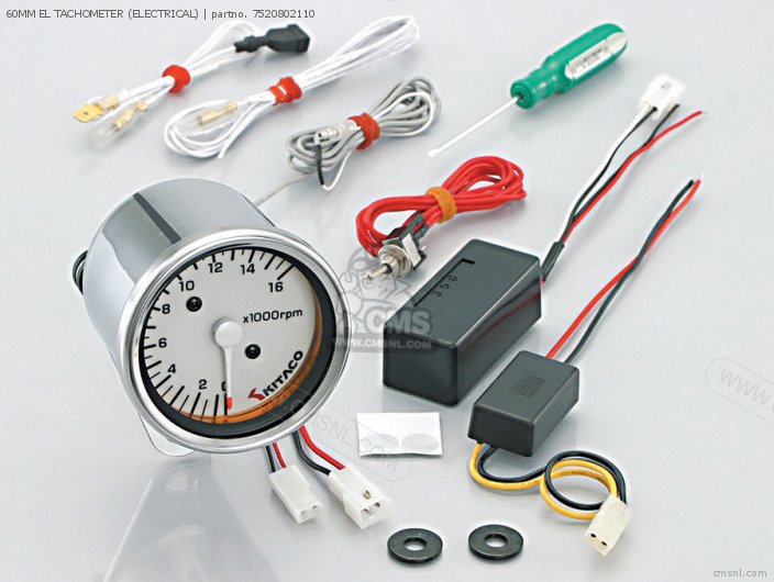 Kitaco 60MM EL TACHOMETER (ELECTRICAL) 7520802110 Kitaco 60MM EL TACHOMETER (ELECTRICAL) 7520802110