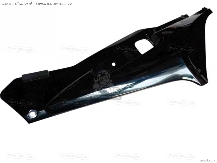 (83700-MCS-D90ZH) COVER,L S*BG125M* (83700-MCS-D90ZH) COVER,L S*BG125M*