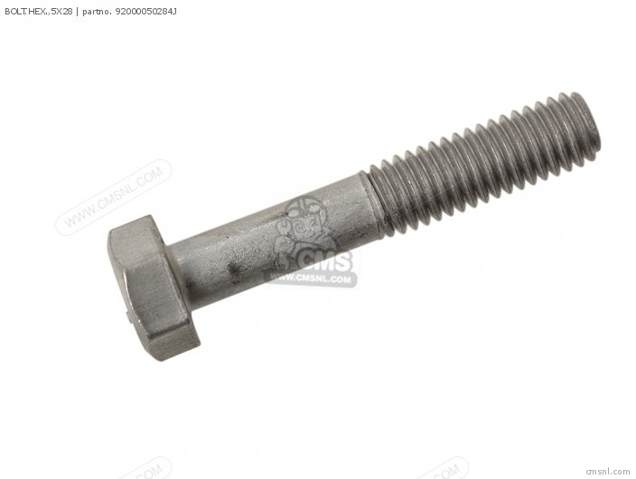 (92101-050284J) BOLT,HEX.,5X28 (92101-050284J) BOLT,HEX.,5X28