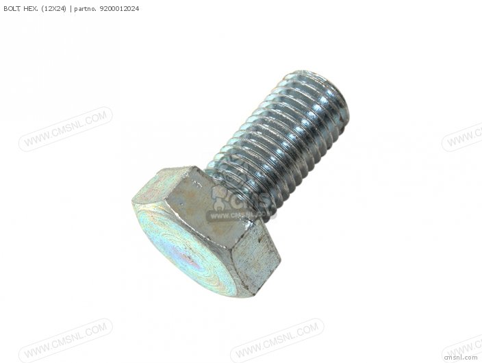 (92101-120250A) BOLT, HEX. (12X24) (92101-120250A) BOLT, HEX. (12X24)