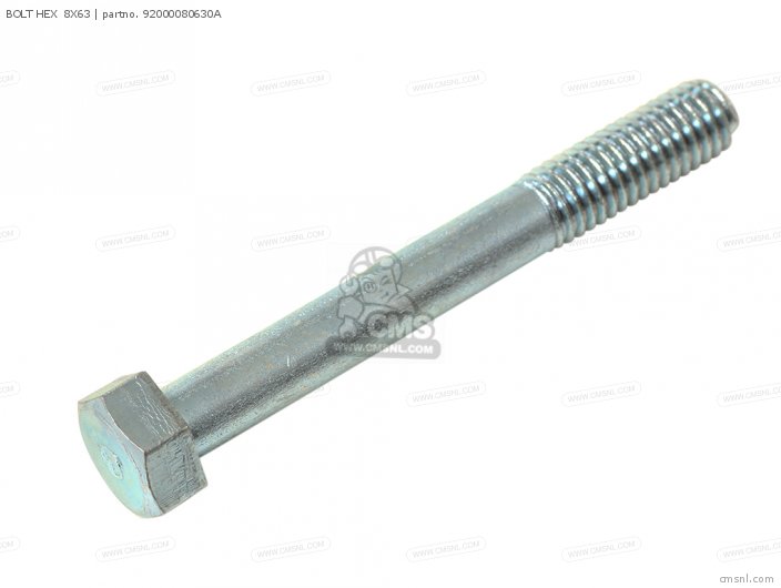 (92200080630A) BOLT HEX 8X63 (92200080630A) BOLT HEX 8X63