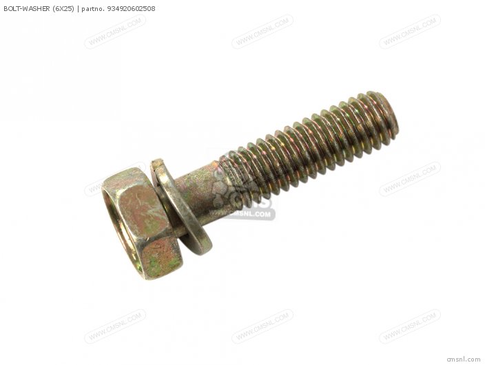 (93482-060-2508) BOLT-WASHER (6X25) (93482-060-2508) BOLT-WASHER (6X25)