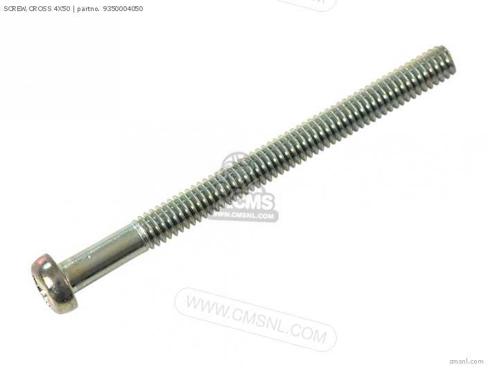 (93500-040500B) SCREW,CROSS 4X50 (93500-040500B) SCREW,CROSS 4X50