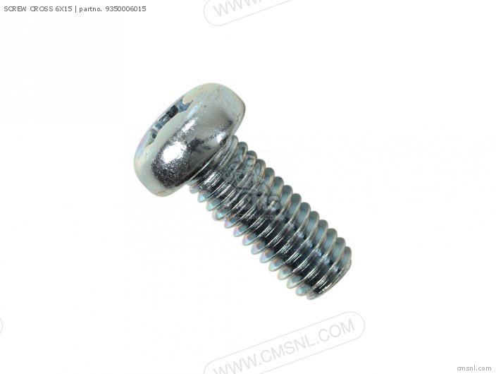 (93500-060140A) SCREW CROSS 6X15 (93500-060140A) SCREW CROSS 6X15