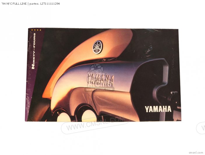 Yamaha ’94 M/C FULL LINE LIT111111294