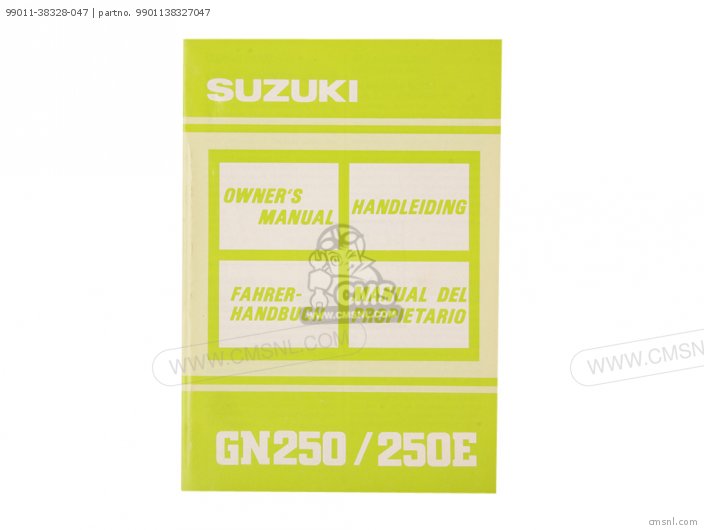 Suzuki 99011-38328-047 9901138327047