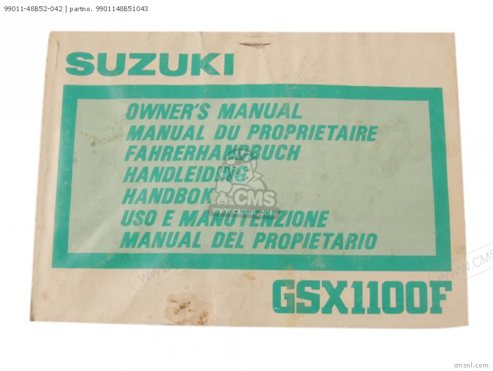 Suzuki 99011-48B52-042 9901148B51043 Suzuki 99011-48B52-042 9901148B51043