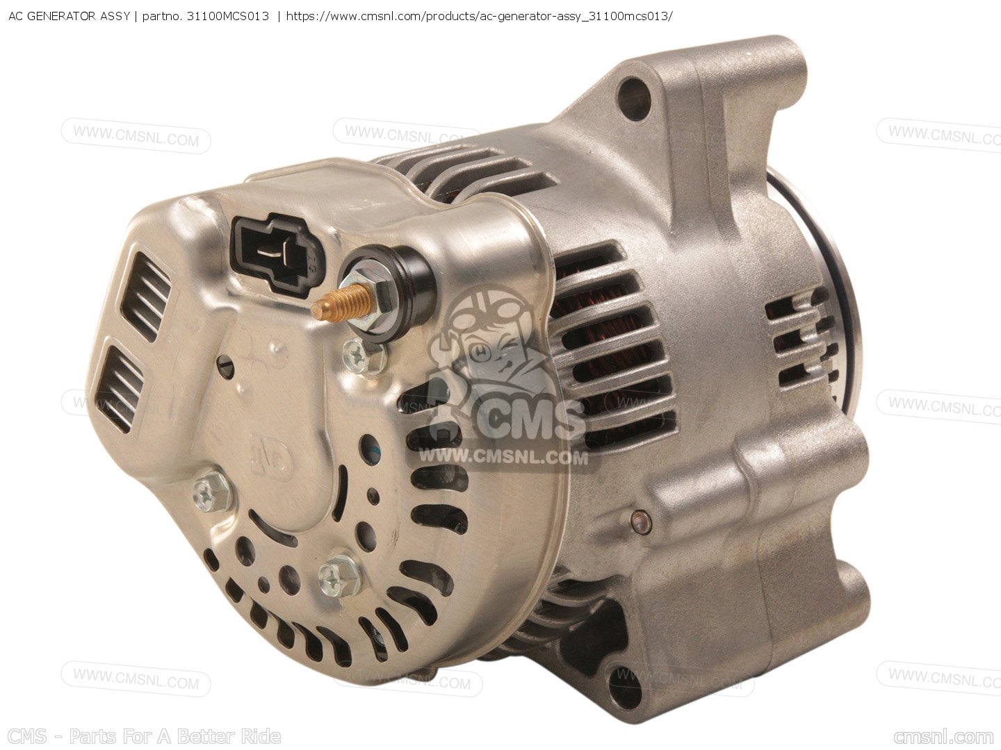 31100MCS013: AC GENERATOR ASSY Honda - buy the 31100-MCS-013 at CMSNL