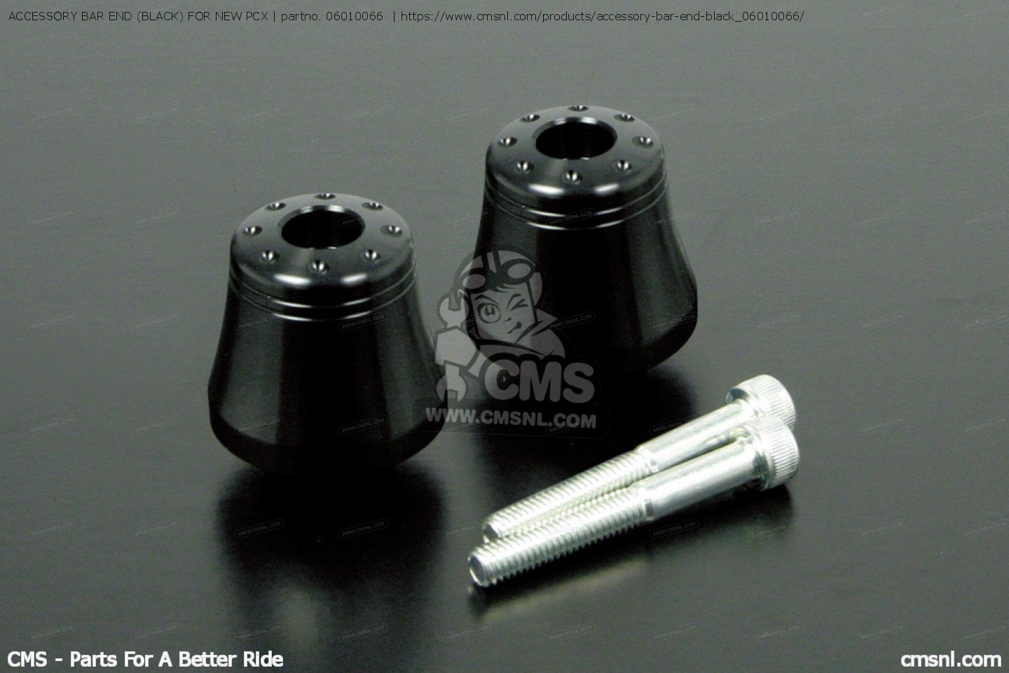 06010066 Accessory Bar End (black) For New Pcx Takegawa buy the 06