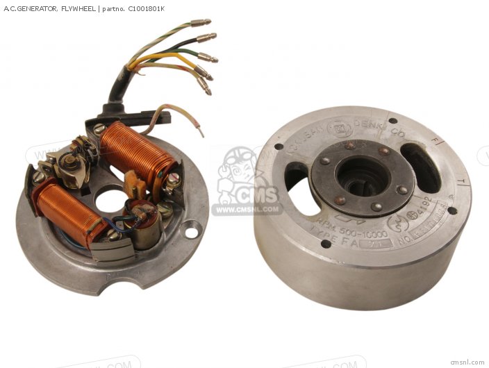 Honda A.C.GENERATOR, FLYWHEEL C1001801K