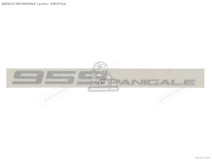 Ducati ADESIVO 959 PANIGALE 43819721A