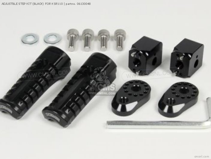 Takegawa ADJUSTBLE STEP KIT (BLACK) FOR KSR110 06130048 Takegawa ADJUSTBLE STEP KIT (BLACK) FOR KSR110 06130048