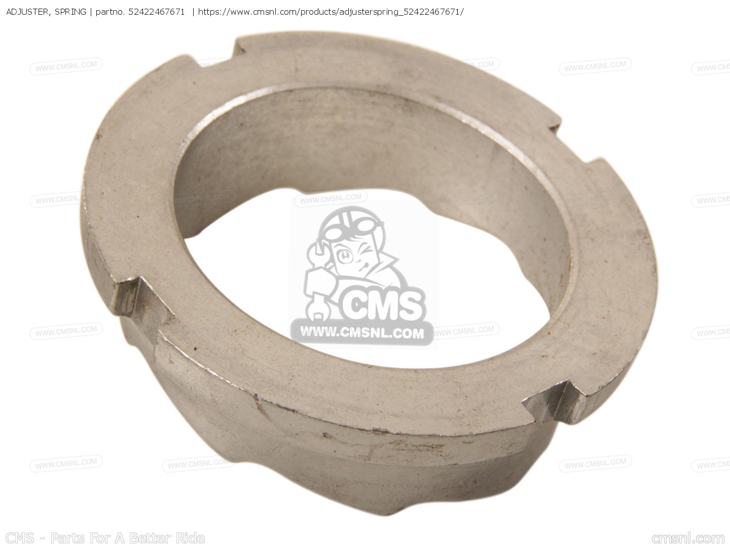 ADJUSTER, SPRING for CR250R ELSINORE 1980 (A) USA - order at CMSNL
