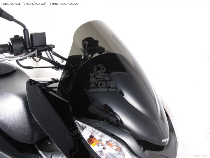 Kitaco AERO SCREEN (SMOKE/PCX125) 6701426300 Kitaco AERO SCREEN (SMOKE/PCX125) 6701426300