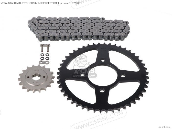 Afam Standard Steel Chain & Sprocket Kit photo