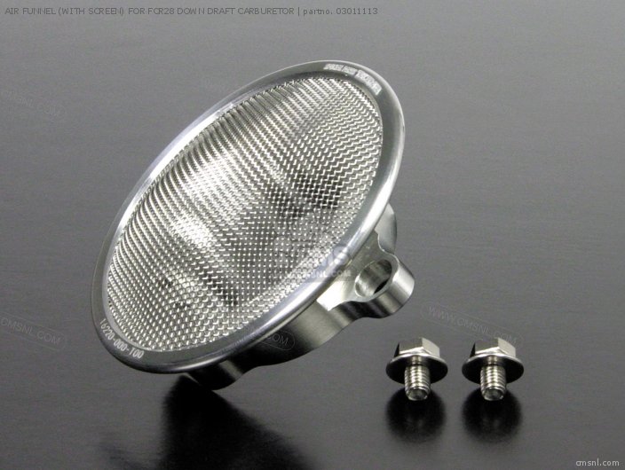 Takegawa AIR FUNNEL (WITH SCREEN) FOR FCR28 DOWN DRAFT CARBURETOR 03011113 Takegawa AIR FUNNEL (WITH SCREEN) FOR FCR28 DOWN DRAFT CARBURETOR 03011113