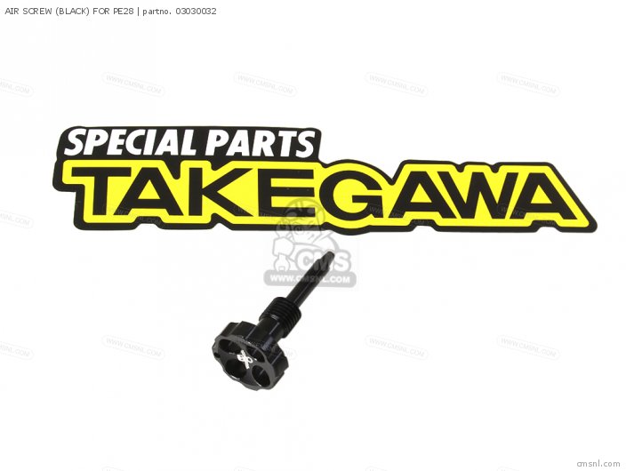 Takegawa AIR SCREW (BLACK) FOR PE28 03030032