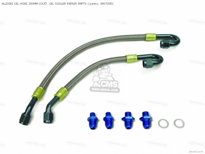 Takegawa ALLEGRI OIL HOSE 250MM (OUT)  OIL COOLER REPAIR PARTS 09070051