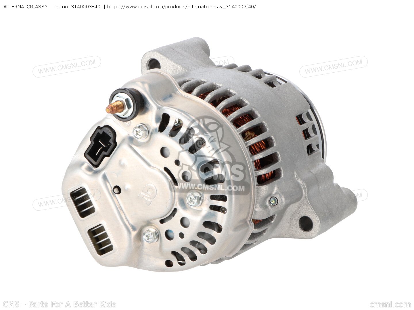 3140003F40: ALTERNATOR ASSY Suzuki - buy the 31400-03F40 at