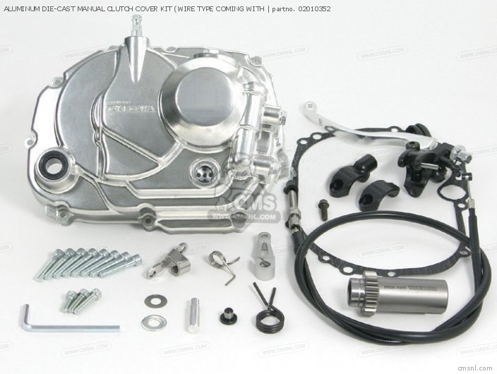 Takegawa ALUMINUM DIE-CAST MANUAL CLUTCH COVER KIT (WIRE TYPE COMING WITH 02010352