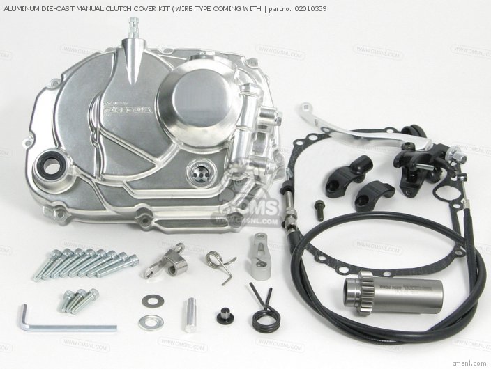 Takegawa ALUMINUM DIE-CAST MANUAL CLUTCH COVER KIT (WIRE TYPE COMING WITH 02010359
