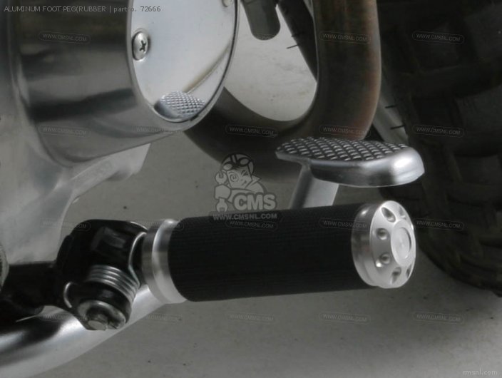 ALUMINUM FOOT PEG(RUBBER ALUMINUM FOOT PEG(RUBBER