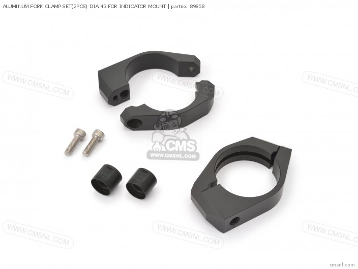 Daytona ALUMINUM FORK CLAMP SET(2PCS) DIA.43 FOR INDICATOR MOUNT 89858
