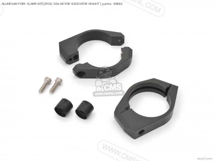 Aluminum Fork Clamp Set(2pcs) Dia.48 For Indicator Mount photo