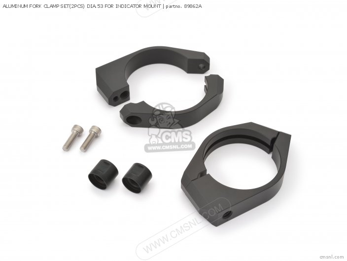 Daytona ALUMINUM FORK CLAMP SET(2PCS) DIA.53 FOR INDICATOR MOUNT 89862A
