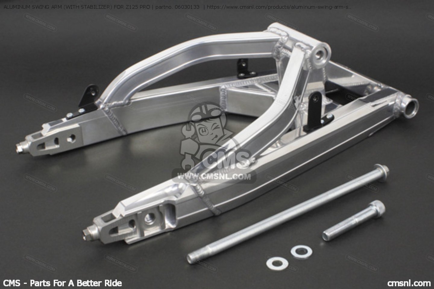 06030133: Aluminum Swing Arm (with Stabilizer) For Z125 Pro Takegawa ...