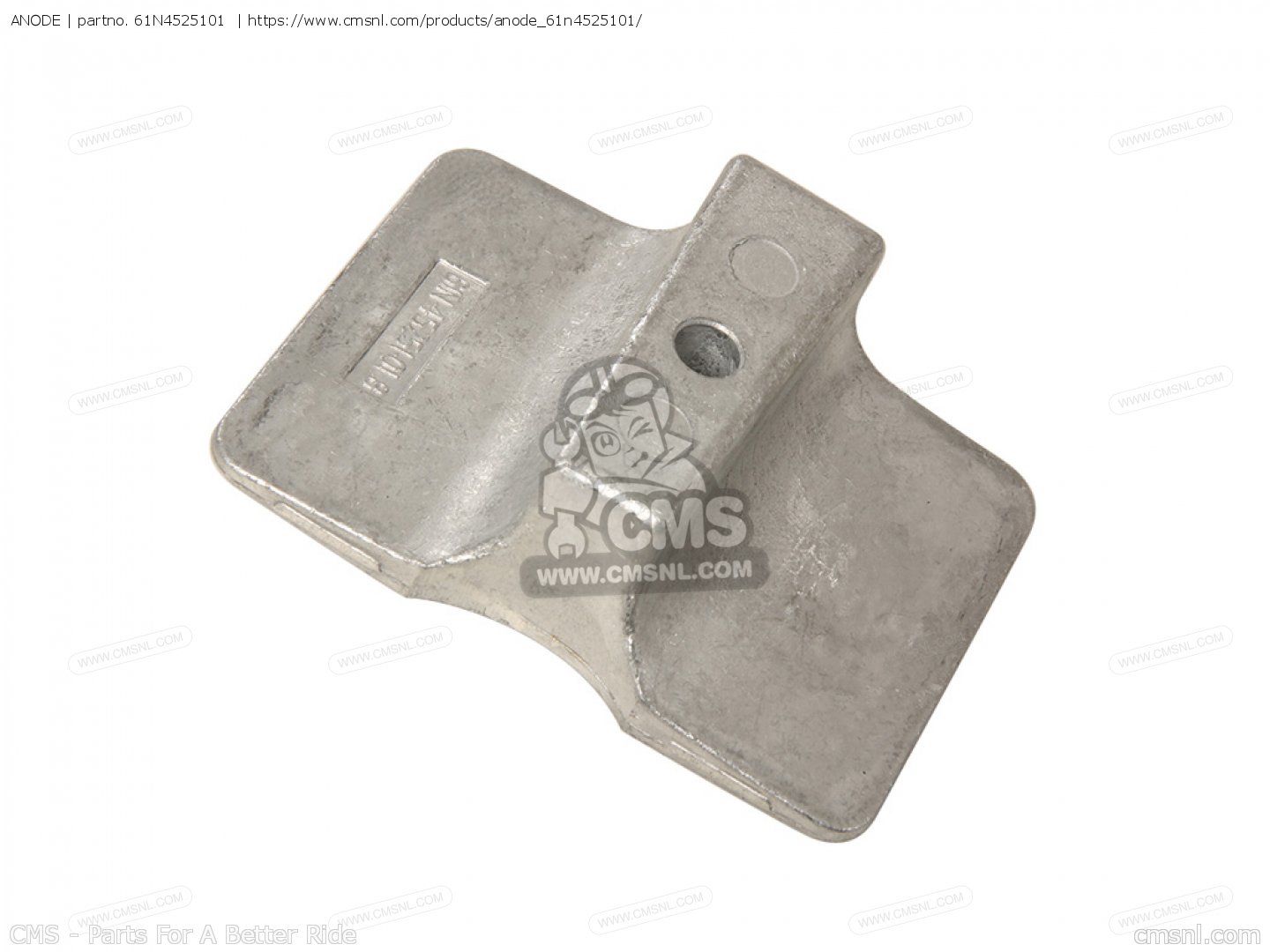 61N4525101: Anode Yamaha - buy the 61N-45251-01-00 at CMSNL