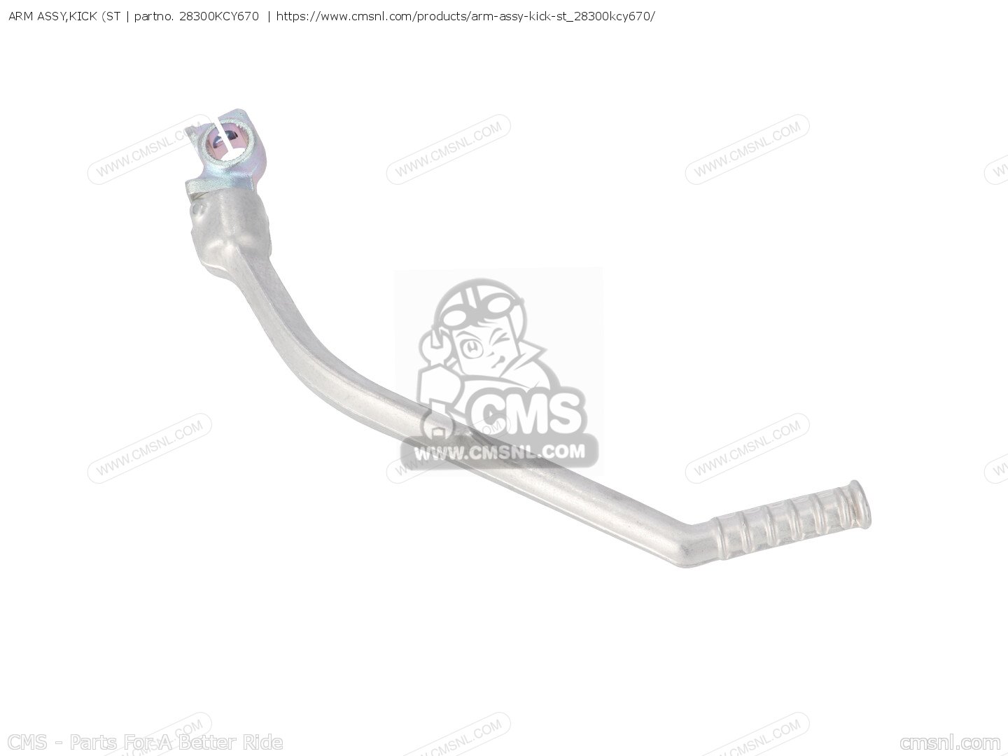 28300KCY670: Arm Assy,kick (st Honda - buy the 28300-KCY-670 at CMSNL