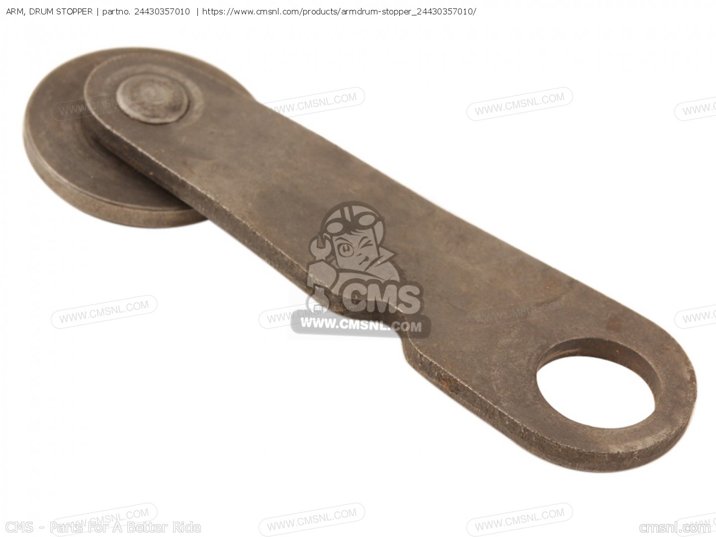 24430357010: ARM, DRUM STOPPER Honda - buy the 24430-357-010 at CMSNL