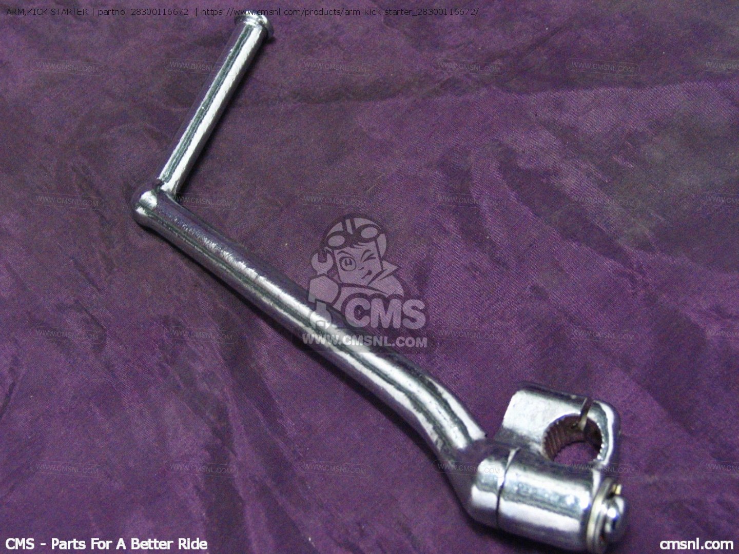 ARM,KICK STARTER for XR75 1976 USA order at CMSNL