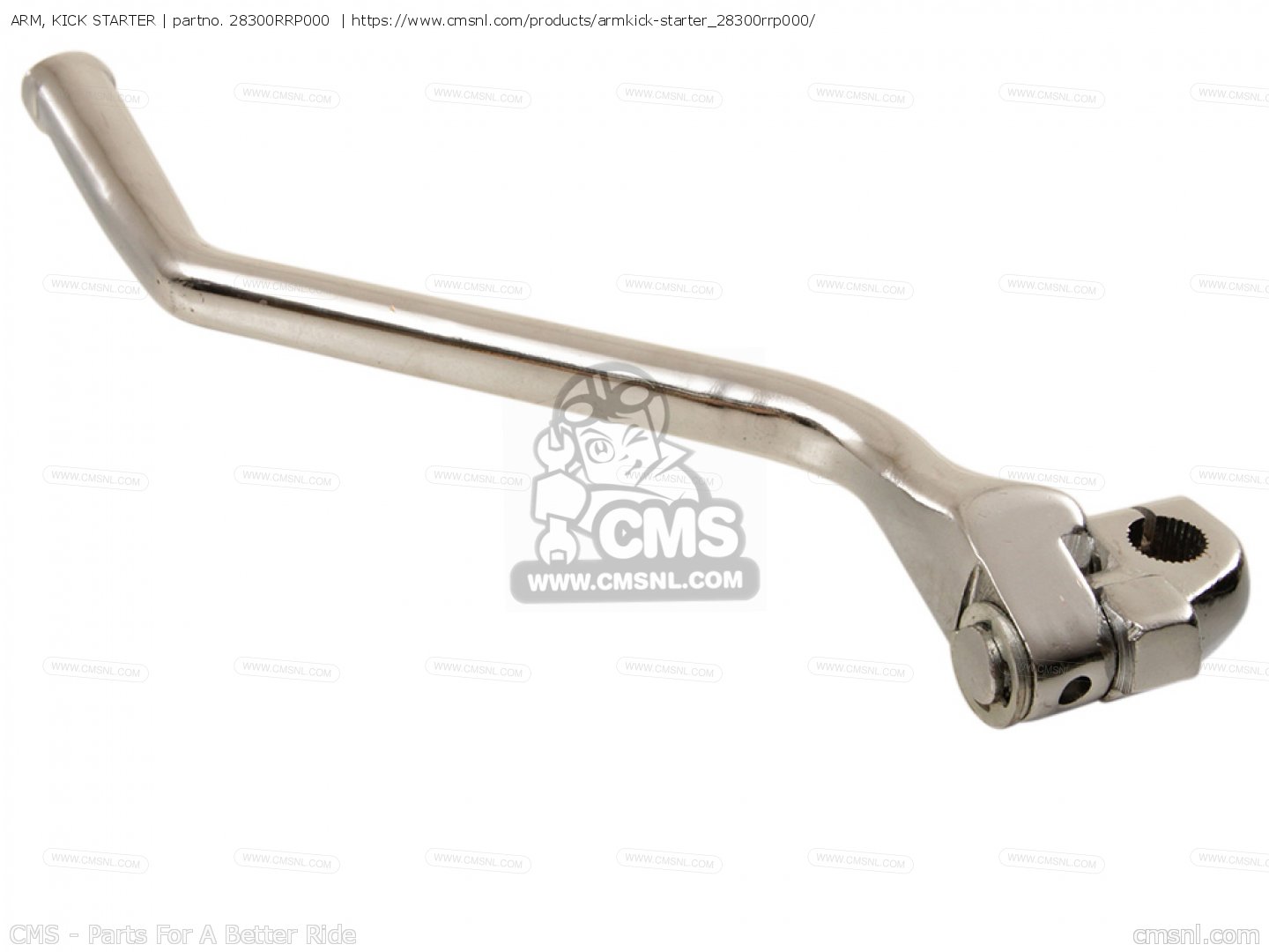 28300RRP000 Arm, Kick Starter Honda buy the 28300RRP000 at CMSNL