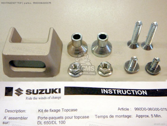 Suzuki ASSEMBLY KIT TOP 990D006G00075