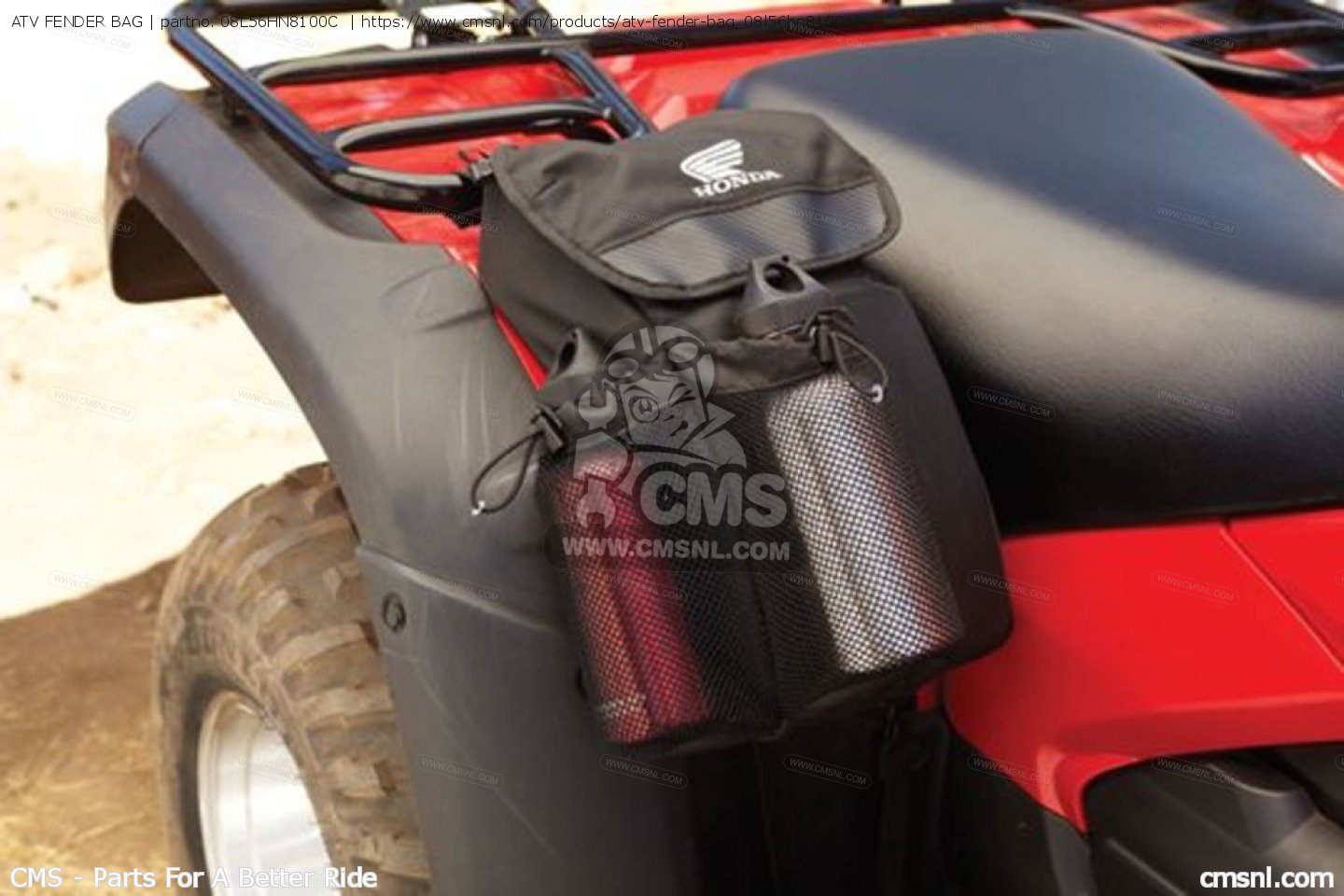 Dirt Bike Rear Fender Bag QuadBoss XT ATV Fender Bag (Legacy URL