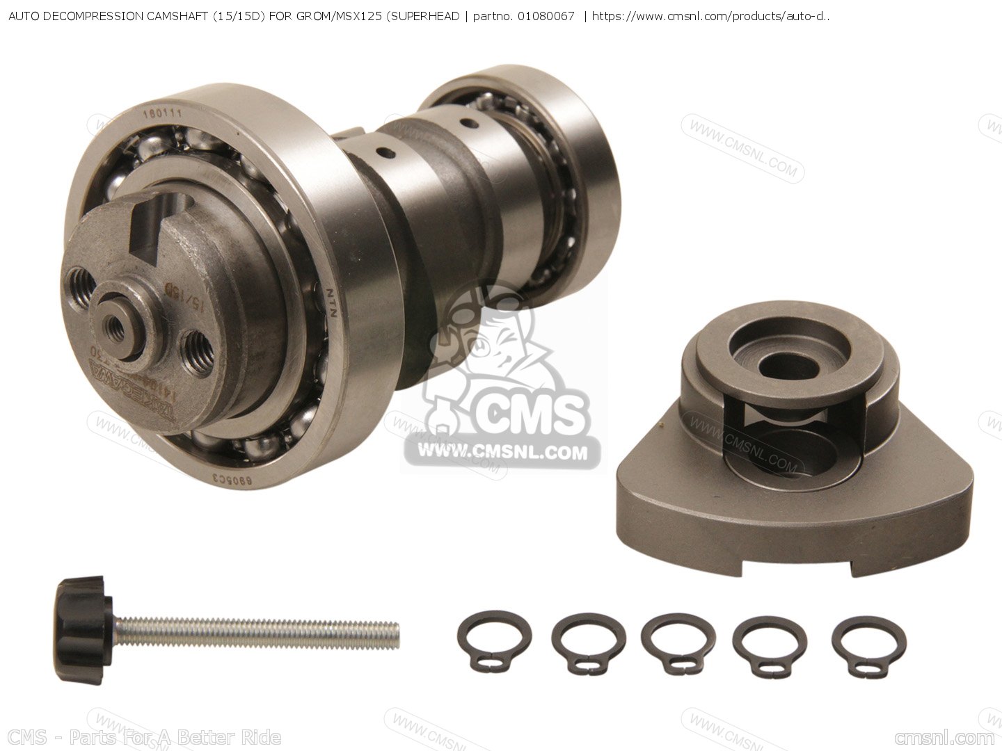 01080067 Auto Camshaft (15/15d) For Grom/msx125