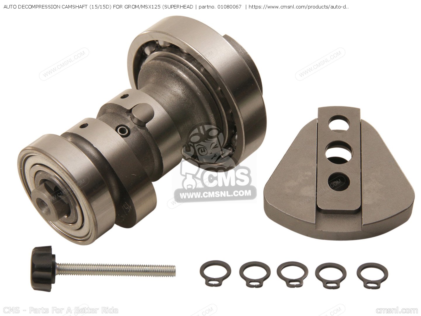 01080067 Auto Camshaft (15/15d) For Grom/msx125