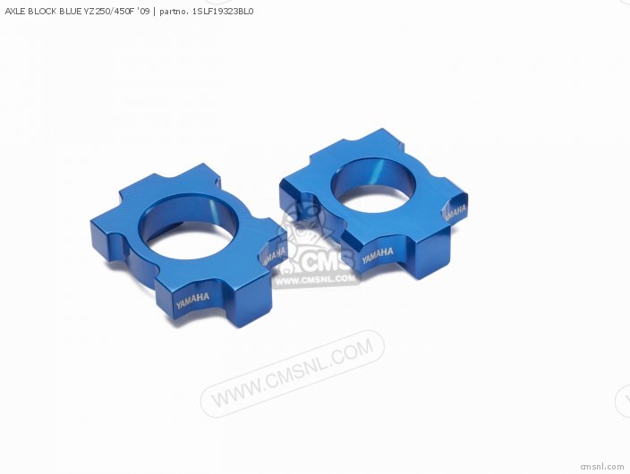 Yamaha AXLE BLOCK BLUE YZ250/450F ’09 1SLF19323BL0 Yamaha AXLE BLOCK BLUE YZ250/450F ’09 1SLF19323BL0