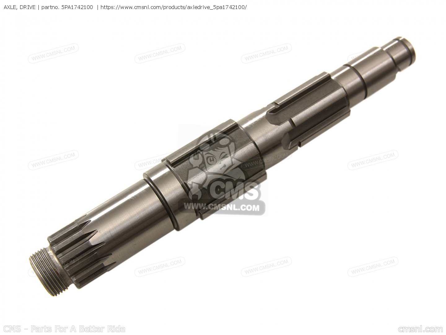 AXLE, DRIVE for Yamaha - order at CMSNL
