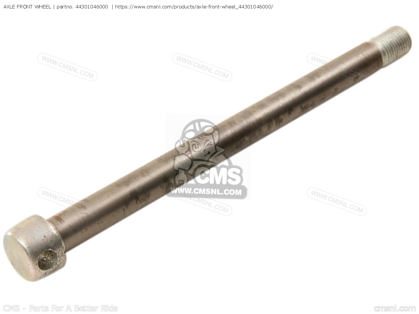 AXLE FRONT WHEEL for C90 CUB 1968 1969 1970 AUSTRALIA order at CMSNL