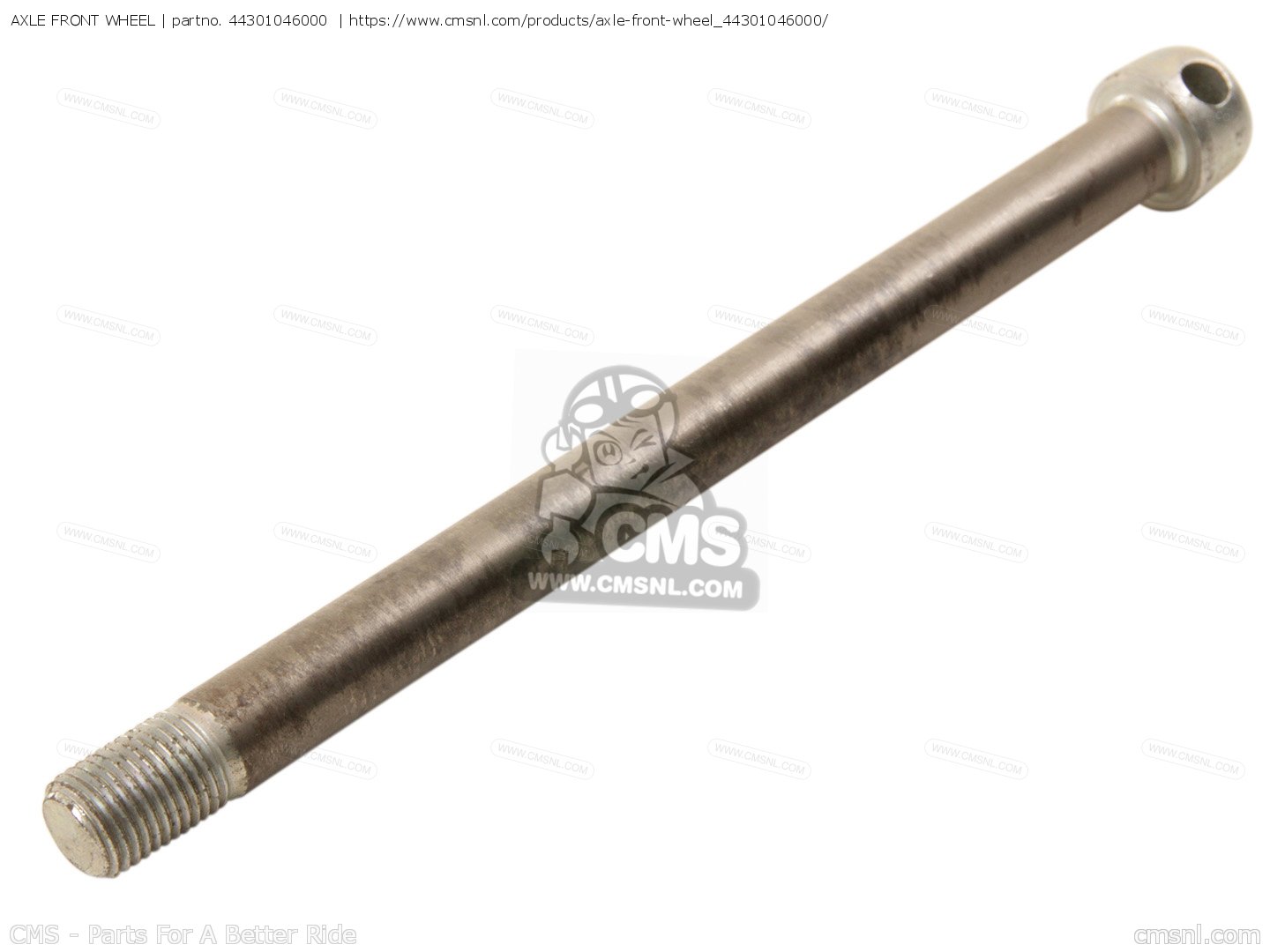 AXLE FRONT WHEEL for C90 CUB 1968 1969 1970 AUSTRALIA order at CMSNL