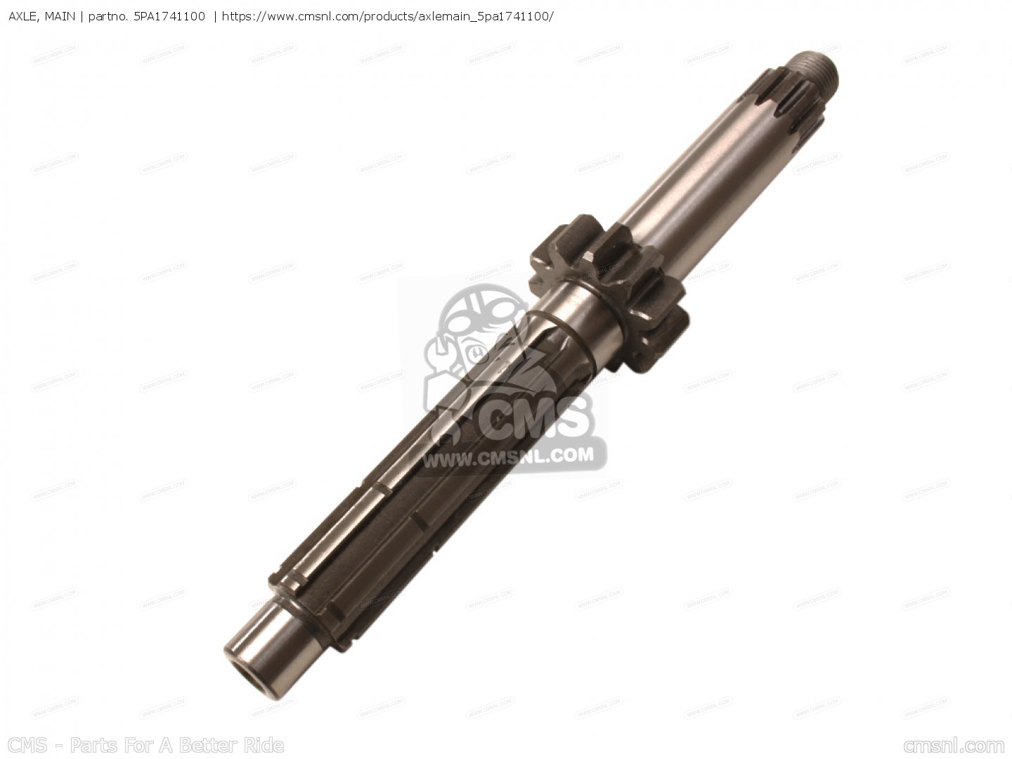 AXLE, MAIN for Yamaha - order at CMSNL
